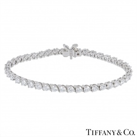 Tiffany & Co. Platinum Diamond Victoria Bracelet 6.53ct TDW